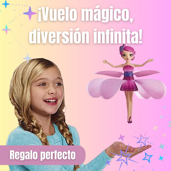 🧚🏻♀️HADA MAGICA VOLADORA🪽CON SENSOR 🤩