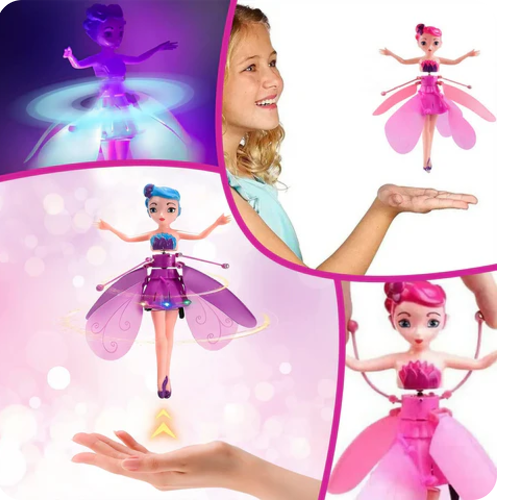 🧚🏻♀️HADA MAGICA VOLADORA🪽CON SENSOR 🤩