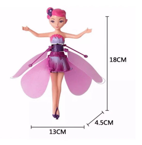🧚🏻♀️HADA MAGICA VOLADORA🪽CON SENSOR 🤩