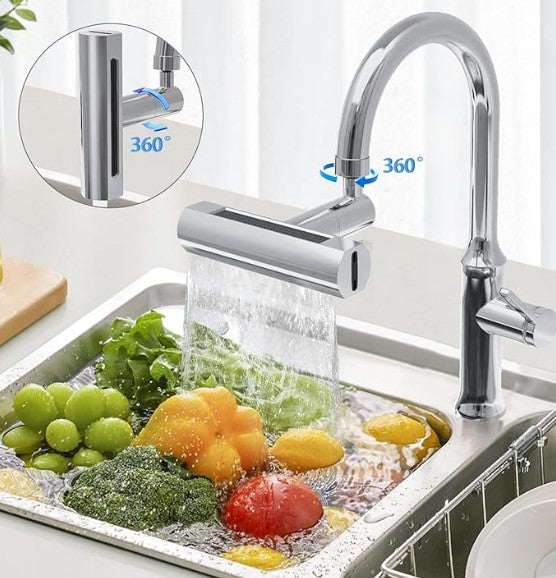 🔄GRIFO 360° MULTIFUNCIONAL DE LUJO 4 EN 1🚿