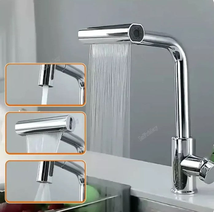 🔄GRIFO 360° MULTIFUNCIONAL DE LUJO 4 EN 1🚿