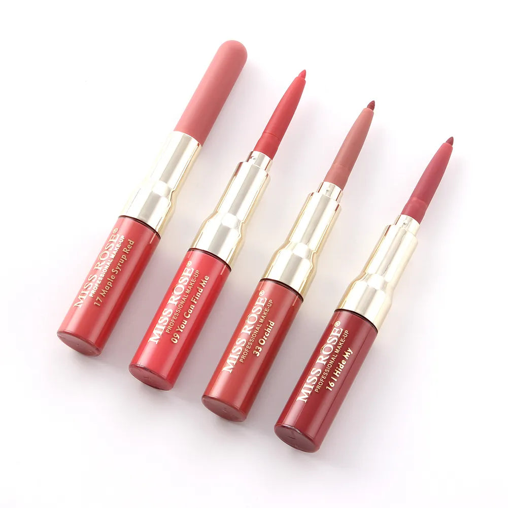 💄Labial Doble Miss Rose💗 Biotez X6