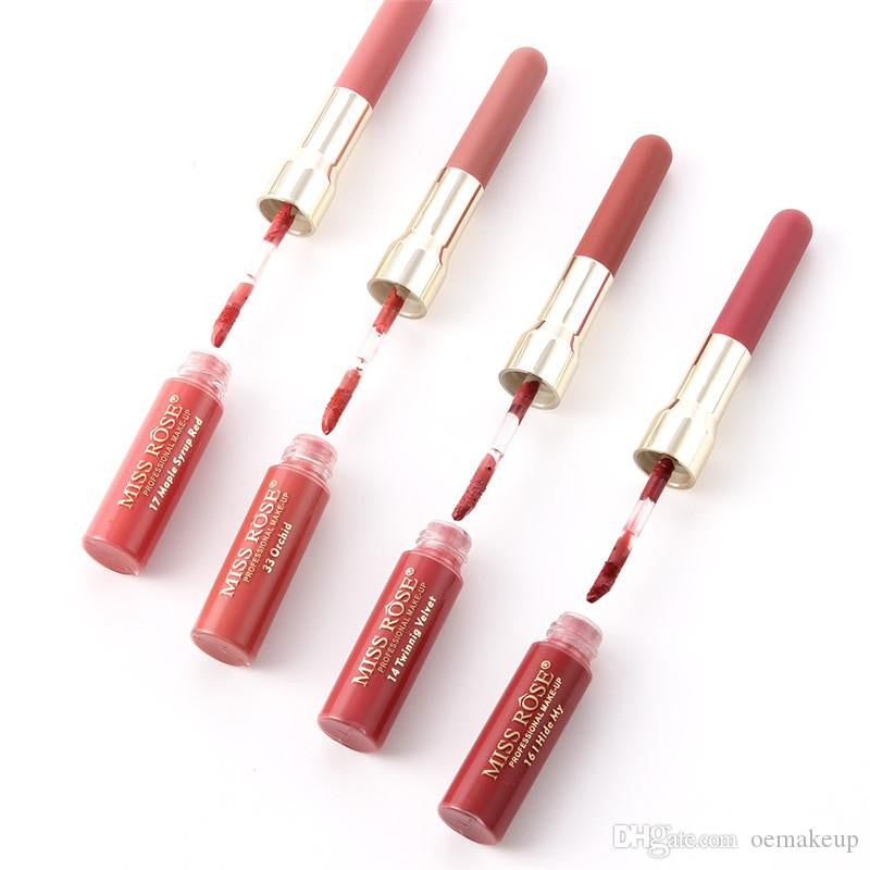 💄Labial Doble Miss Rose💗 Biotez X6