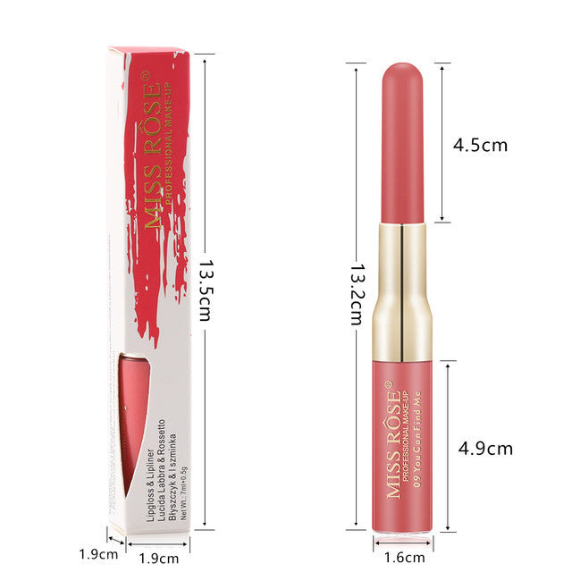 💄Labial Doble Miss Rose💗 Biotez X6