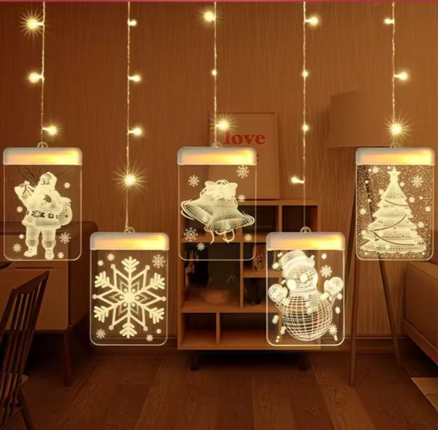 ✨LUCES NAVIDEÑAS DREAMLUX 3D CUADRADAS🎅