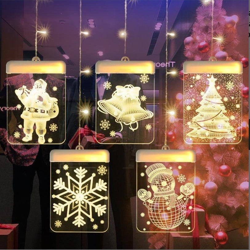 ✨LUCES NAVIDEÑAS DREAMLUX 3D CUADRADAS🎅
