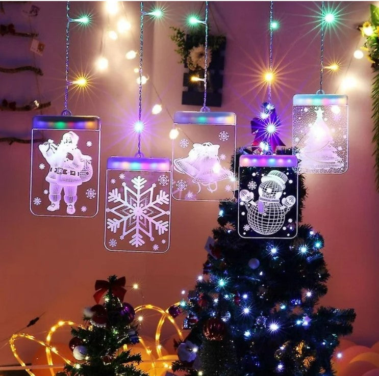 ✨LUCES NAVIDEÑAS DREAMLUX 3D CUADRADAS🎅