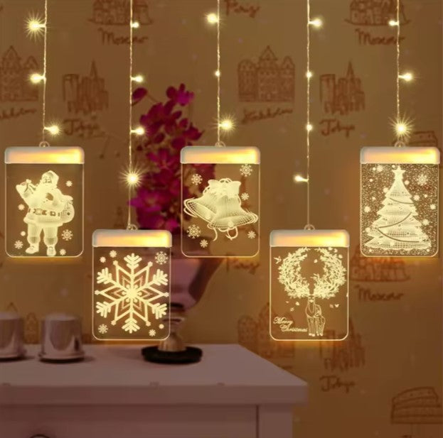 ✨LUCES NAVIDEÑAS DREAMLUX 3D CUADRADAS🎅