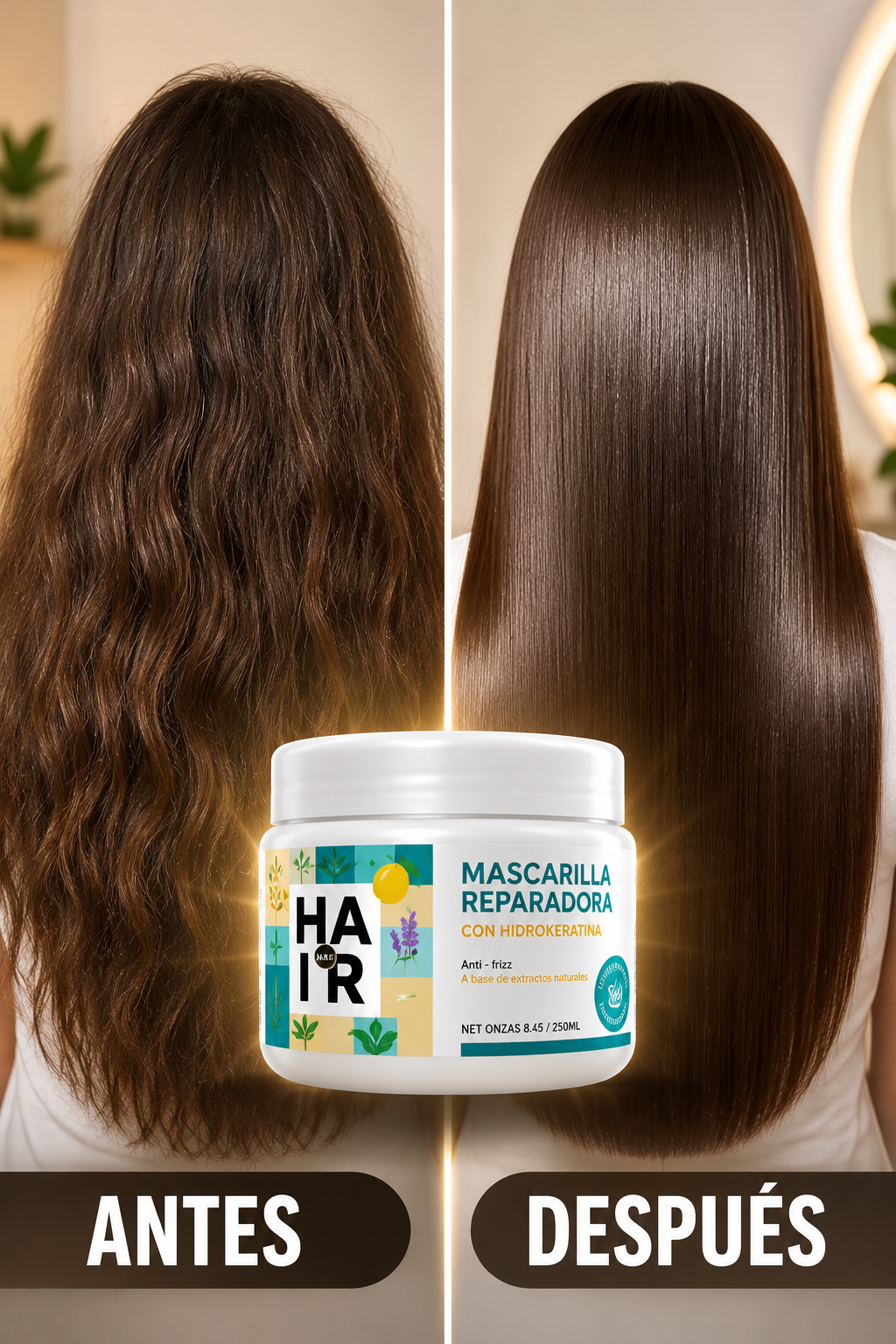 ⭐X4 MASCARILLA REPARADORA DE HIDROKERATINA⭐