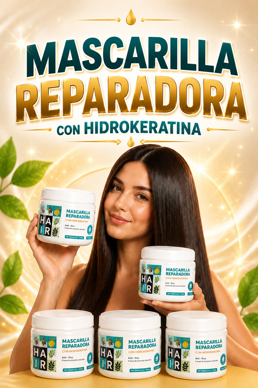 ⭐X4 MASCARILLA REPARADORA CON HIDROKERATINA⭐
