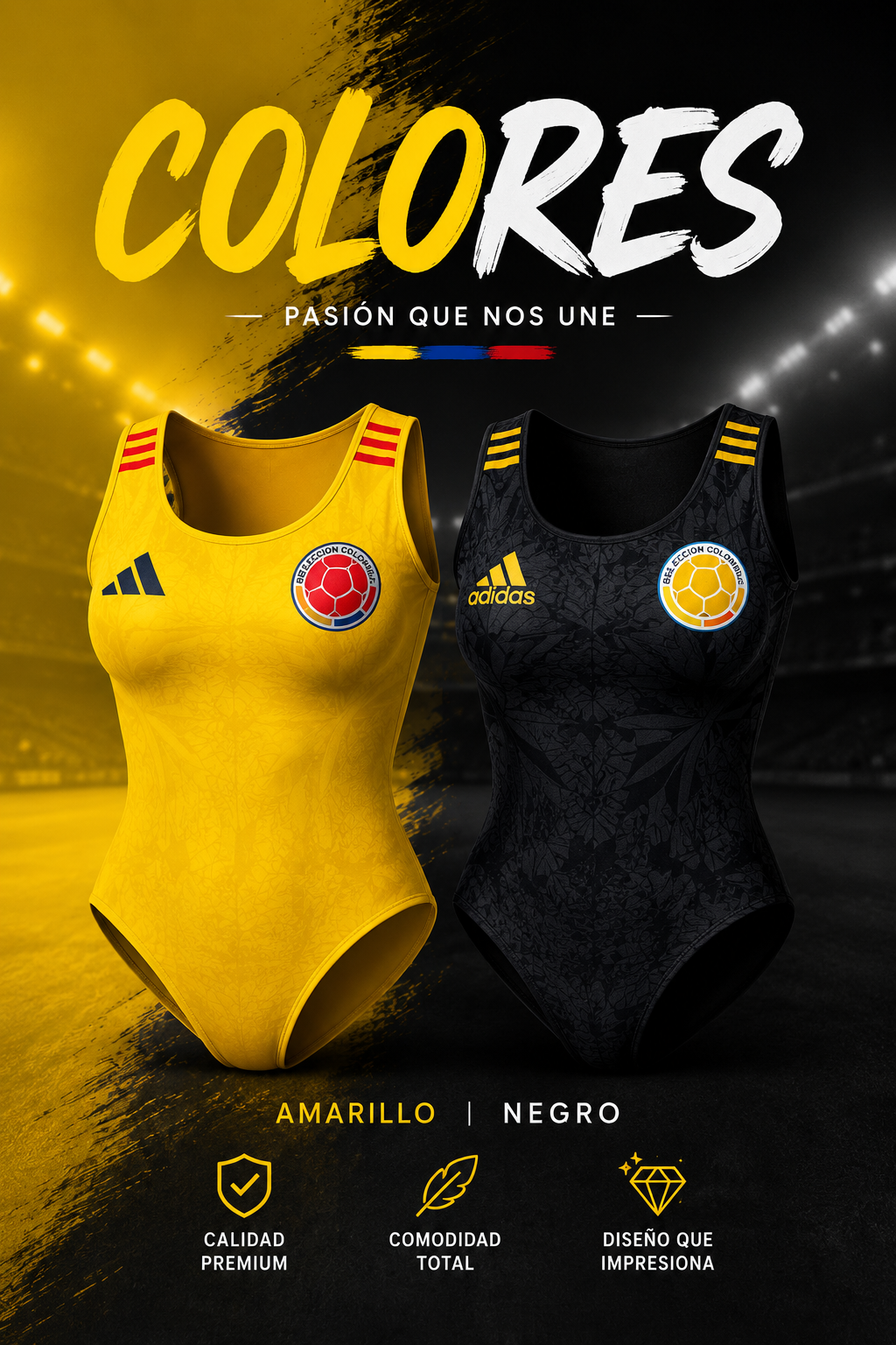 💛💙❤️BODYSUIT SELECCION COLOMBIA 2026💛💙❤️