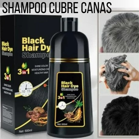 🖤 SHAMPOO CUBRE-CANAS MAGIC COLOR 3 EN 1🤎