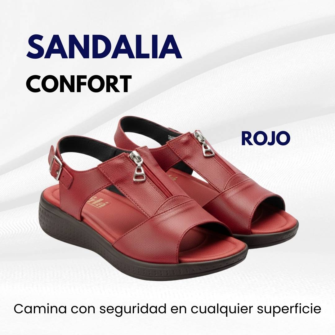 🌸 OLIVIA COMFORT – SANDALIA ORTOPÉDICA CON CIERRE 🌸