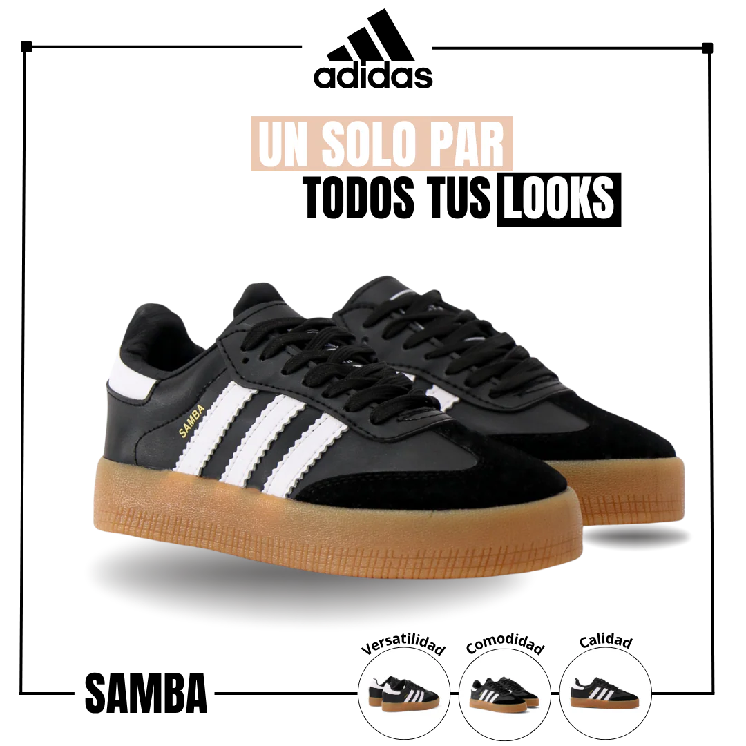 ⚡ADIDAS SAMBA CLASSIC- SUELA ALTA⚡
